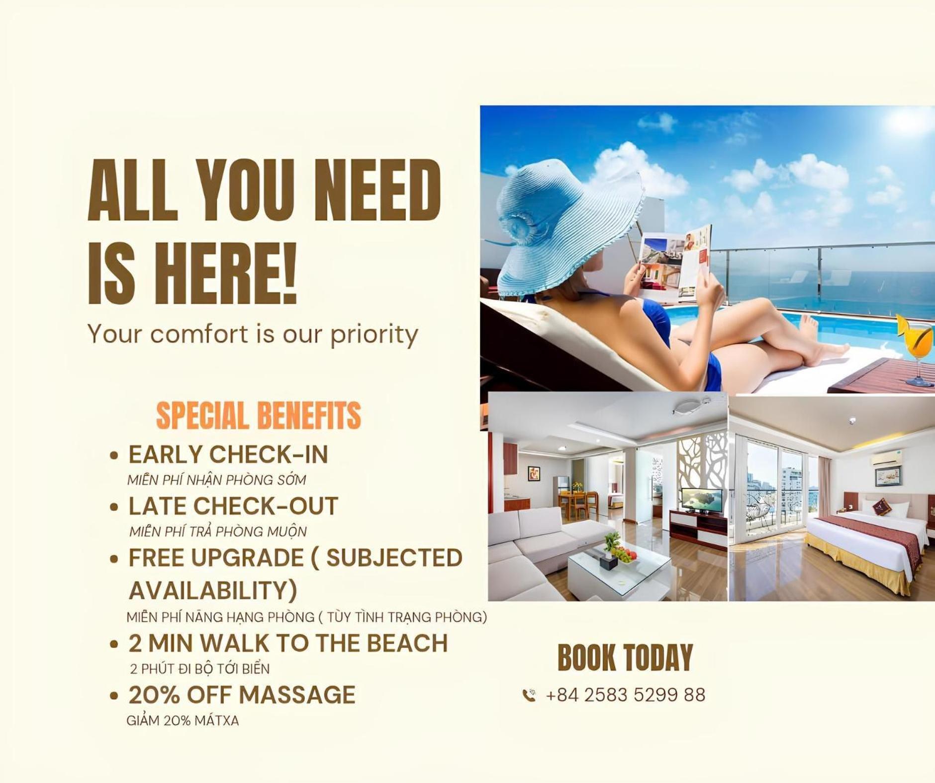 Paris Luxury Hotel & Apartment Nha Trang Exteriör bild